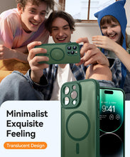 Carica l'immagine nel visualizzatore di Gallery, CANSHN Cover Magnetica per iPhone 14 Pro(6,1 Pollici), Compatibile con MagSafe, [Protezione Completa Della Fotocamera], 