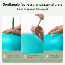Carica l'immagine nel visualizzatore di Gallery, Slim Panda Palla Pilates Piccola,23-25cm Anti Scoppio Antiscivolo Palla Ginnastica con Cannuccia Gonfiabile,Soft PVC Pal