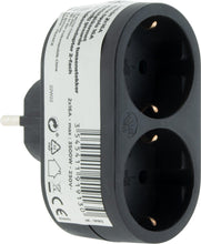 Carica l'immagine nel visualizzatore di Gallery, Zenitech - Presa Biplite Schuko 16A - ABS - Compatibilità con Dispositivi ad Alto Consumo, Protezione Elettrica - Design