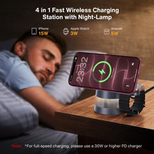 Carica l'immagine nel visualizzatore di Gallery, iVANKY 4 in 1 caricatore wireless per Magsafe iPhone Stazione di ricarica
