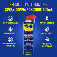 Carica l'immagine nel visualizzatore di Gallery, WD-40 Lubrificante Spray Multifunzione 500 ml, sbloccante antiruggine