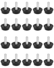 Carica l'immagine nel visualizzatore di Gallery, QWORK® Piedini Regolabili Per Mobili, Piedini Di Livellamento, M6x20mm, 20 Pezzi