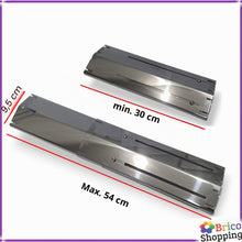 Carica l'immagine nel visualizzatore di Gallery, BricoShopping® Diffusore Di Calore Per Barbecue a Gas Ricambio UNIVERSALE REGOLABILE INOX Griglia Spargifiamme Copribruc