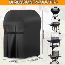 Carica l'immagine nel visualizzatore di Gallery, Copertura Barbecue da Esterno 67x77x110cm Coperture per Barbecue, Copri Barbecue da Esterno Impermeabile Telo Protettivo