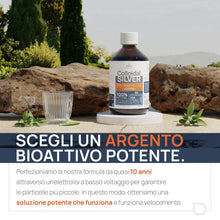 Carica l'immagine nel visualizzatore di Gallery, Argento colloidale 40 PPM 500 ml | acqua d'argento premium più forte di 25 ppm | per uomo, cane e gatto | carbonio neutr