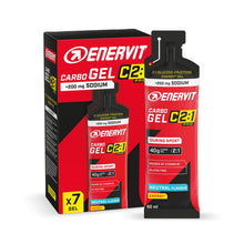 Carica l'immagine nel visualizzatore di Gallery, Enervit, Carbo Gel C2:1PRO con Sodio, Gel Energetico, 40g di Carboidrati, Per Attività ad Alta Intensità, +50% di Carboi
