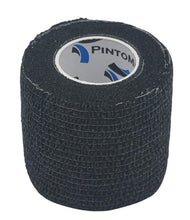 Carica l'immagine nel visualizzatore di Gallery, PintoMed Bendaggio COESIVO - Nero Garza Elastica, 6 Rotoli x 5 cm x 4.5 m autoadesiva Flessibile Bende, qualità Professi