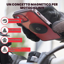 Carica l'immagine nel visualizzatore di Gallery, Shapeheart Innovazione francese, Portacellulare magnetico per moto con piastra in acciaio ultrasottile, Anti riflessione