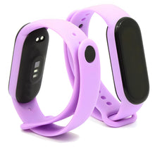 Carica l'immagine nel visualizzatore di Gallery, Retoo Set di 5 cinturini di ricambio per Xiaomi Mi Band 5, 6, 7, in morbido silicone, chiusura regolabile, impermeabile,