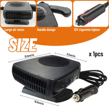 Carica l'immagine nel visualizzatore di Gallery, Riscaldatore per Auto, Riscaldatore Auto 12v, Stufetta per Auto, Riscaldatore per Auto Portatile, Regolazione Libera a 3