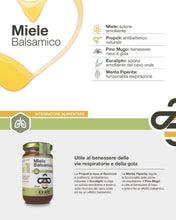 Carica l'immagine nel visualizzatore di Gallery, EXAPE Miele Balsamico con Propoli, Pino Mugo, Eucalipto e Menta - Per Gola e Vie Respiratorie 250g