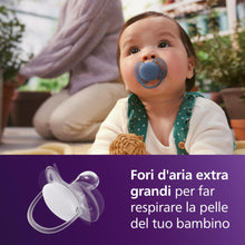 Carica l'immagine nel visualizzatore di Gallery, Philips Avent chupetes ultra soft: diseño anatómico, para bebés de 6 a 18 meses, escudo flexible, tetina simétrica de si