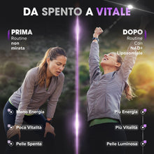 Carica l'immagine nel visualizzatore di Gallery, NAD+ Liposomiale 4 in 1, 240 Capsule Vegetali – Con Nicotinamide Riboside Cloruro, Quercetina Fitosoma e Trans-Resveratr