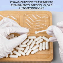 Carica l'immagine nel visualizzatore di Gallery, Capsule Vuote,Capsule Vegetali Vuote,Taglia 0 (200 pezzi) per Riempimento