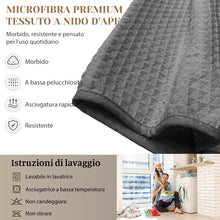 Carica l'immagine nel visualizzatore di Gallery, Zindoo 4 Pezzi Strofinacci Cucina Microfibra 40x40 cm Grigio