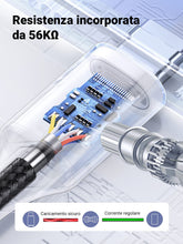 Carica l'immagine nel visualizzatore di Gallery, UGREEN Cavo USB C Type-C Ricarica Rapida 3A QC3.0 480Mbps (0.5M,1 Pezzo)