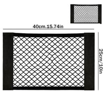 Carica l'immagine nel visualizzatore di Gallery, EINESIN Rete Portaoggetti Tasca Organizer, Rete Baule Auto per Car Sedile Groceries, Tasca Telo Protettivo Mesh Net per 