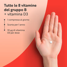 Carica l'immagine nel visualizzatore di Gallery, Nutravita Vitamina B Complex con D3-1 Anno