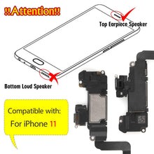 Carica l'immagine nel visualizzatore di Gallery, RongZy Altoparlante Auricolare di Ricambio Compatibile con Apple iPhone 11 Altoparlante Anteriore Sensore Cavo Flessibil