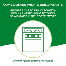 Carica l'immagine nel visualizzatore di Gallery, Winni's Additivo Brillantante Lavastoviglie Limone, 250 ml x 16