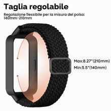 Carica l'immagine nel visualizzatore di Gallery, 2 cinturini compatibili con Xiaomi Smart Band 9 Active, cinturino sportivo in tessuto morbido ed elastico per Xiaomi Sma