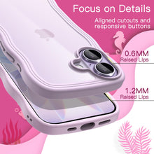 Carica l'immagine nel visualizzatore di Gallery, JETech Cover Ondulata per iPhone 17, Viola