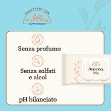 Carica l'immagine nel visualizzatore di Gallery, Aveeno Baby Daily Care Salviettine umidificate, Per pelli secche, 72 pezzi