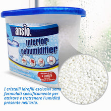 Carica l'immagine nel visualizzatore di Gallery, ANSIO® Deumidificatore 500 ml Confezione da 10, Assorbiumidità per Interni