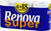 Carica l'immagine nel visualizzatore di Gallery, Renova 200061907 Carta Igienica Super Compatta, 6 rotoli, Bianco, 48.8 m