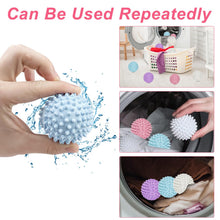 Carica l'immagine nel visualizzatore di Gallery, Lixiluxia 8 pezzi Palline per Asciugatrice, Palle Lavatrice, Sfere Asciugatrici, Sfera Palla Asciugabiancheria, Dryer Ba