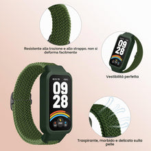 Carica l'immagine nel visualizzatore di Gallery, 2 cinturini compatibili con Xiaomi Smart Band 9 Active, cinturino sportivo in tessuto morbido ed elastico per Xiaomi Sma