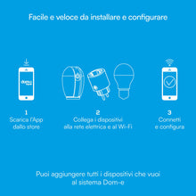 Carica l'immagine nel visualizzatore di Gallery, Beghelli Videocamera di Sorveglianza Dom-e Motion Plus Orientabile da App Full HD - Controllo Smartphone, Wi-Fi, Led Inf