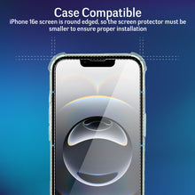 Carica l'immagine nel visualizzatore di Gallery, Vetro Temperato per iPhone 16e [2 Pezzi] Vetrino Protettivo Pellicola Protezione Schermo