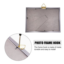 Carica l'immagine nel visualizzatore di Gallery, Ganci per quadri per parete rigida Kit per appendere quadri Gancio per parete rigida Triangolo grande 8pc-E