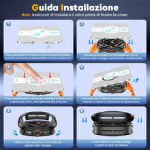 Carica l'immagine nel visualizzatore di Gallery, Misxi [3-Pezzi Pellicola in Vetro Temperato con Kit Allineamento Automatico, Compatibile con Samsung Galaxy Watch 9/8 40