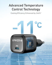 Carica l'immagine nel visualizzatore di Gallery, Anker Caricatore USB C da 30W Compatto con Tecnologia GaN