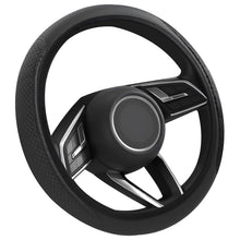 Carica l'immagine nel visualizzatore di Gallery, Coprivolante Auto Universale in Pelle Elastica, Copri Volante per Auto Antiscivolo e Traspirante, Accessori Interni per 