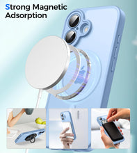 Carica l'immagine nel visualizzatore di Gallery, Natiiozie Magnetica Cover per iPhone 17, Compatibile con Mag Safe,Antiurto di Grado Militare,Protezione Completa Della F
