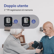 Carica l'immagine nel visualizzatore di Gallery, Sinocare Misuratore di Pressione da Braccio (22-42cm) con Indicatore di Rischio, Monitoraggio Domestico dell'Ipertension