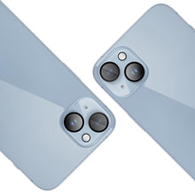 Carica l'immagine nel visualizzatore di Gallery, Protezione Fotocamera per iPhone 14/14 Plus [2 Pezzi] Pellicola Vetrino Telecamera Posteriore Lente Camera