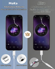 Carica l'immagine nel visualizzatore di Gallery, MoKo Adattatore Audio da Lightning a 3,5 mm (Solo Riproduzione Musicale)