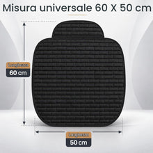 Carica l'immagine nel visualizzatore di Gallery, Cuscino Sedile Auto Anteriore Cuscini Sedili Anteriori Universale Protezione Sedili Auto Antiscivolo e Traspirante 60×40