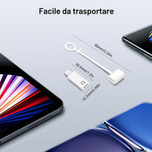 Carica l'immagine nel visualizzatore di Gallery, Adattatore Audio da USB C a Lightning, Convertitore HiFi per Cuffie da USB C Maschio a Lightning Femmina, compatibile co