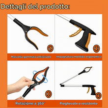 Carica l'immagine nel visualizzatore di Gallery, Pinza Telescopica Pieghevole,Pinza Raccogli Rifiuti,Bastone Prendi Oggetti,Raccoglitore Immondizia,Bastone Braccio Forte