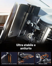 Carica l'immagine nel visualizzatore di Gallery, APPS2Car Supporto robusto per iPad per slot CD auto, supporto per tablet universale 2-in-1 da 4,7-11", supporto per iPad