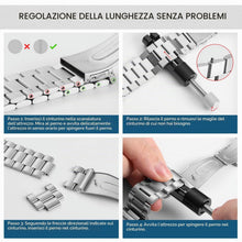 Carica l'immagine nel visualizzatore di Gallery, MoKo Cinturino in Metallo per Samsung Galaxy Watch 7/6/5/4/FE 40mm/44mm