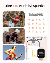 Carica l'immagine nel visualizzatore di Gallery, Parsonver Smartwatch Donna con 5ATM Impermeabilità per Nuoto