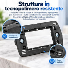 Carica l'immagine nel visualizzatore di Gallery, Topolenashop 5 Supporti Compatibili BTicino Living International e Living Light – Telai per Placche, Interruttori e Frut
