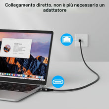 Carica l'immagine nel visualizzatore di Gallery, PremiumCord Cavo Ethernet da USB A RJ45 10/100/1000 mbit/s, Cat 6 FTP, da USB A Maschio A RJ45 maschio, USB 3.2 Gen 1, R
