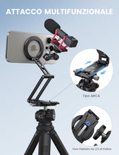 Carica l'immagine nel visualizzatore di Gallery, Lamicall 5 IN 1 Treppiede Smartphone, Mini Treppiede per Magsafe [Compatto]